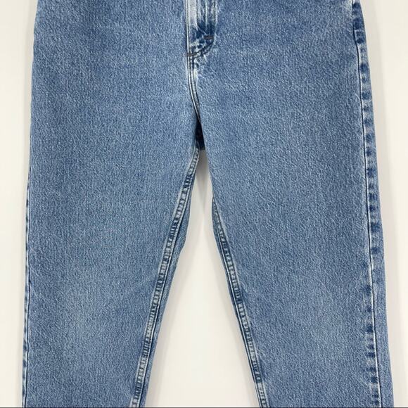 RARE Upside Down Label Vintage Lee Mom 90s Jeans 24" Waist - Picture 10 of 16